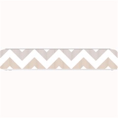 Colored Zigzag Seamless Patterns Small Bar Mat by Bedest