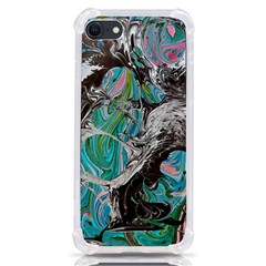 Marbling Mono Blend  Iphone Se by kaleidomarblingart