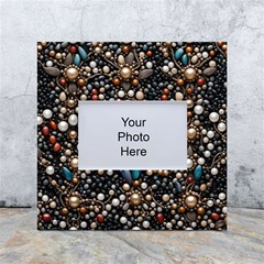 Pearls And Stones White Box Photo Frame 4  X 6  by dedoma