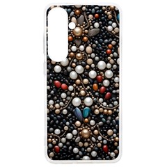 Pearls And Stones Samsung Galaxy S24 Ultra 6 9 Inch Tpu Uv Case by dedoma