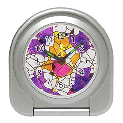 Architecture Glass Abstract Pattern Travel Alarm Clock by Bedest