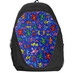 Grateful Dead Dancing Bears Pattern Backpack Bag by Salmanaz77