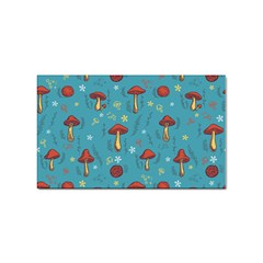 Whimsical Mushroom Pattern Sticker Rectangular (10 Pack) by Drawde