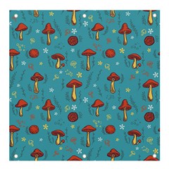 Whimsical Mushroom Pattern Banner And Sign 4  X 4  by Drawde