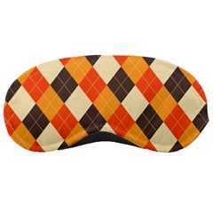 Halloween Argyle Pattern  Sleep Mask by Safari