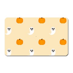 Pumpkin And Boo Crew Halloween  Magnet (rectangular) by Safari