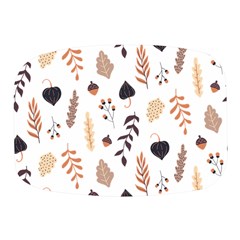 Autumn Seamless Leaves Pattern  Mini Square Pill Box by Safari