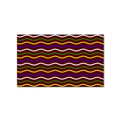 Multicolor Wave Pattern Sticker (rectangular) by ytdream