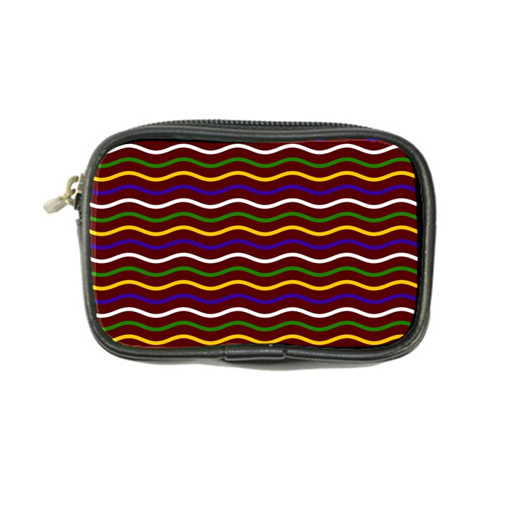 Multicolor Wave Pattern Coin Purse