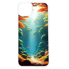 Autumn Trees Nature Iphone 15 Tpu Uv Print Case by Bedest