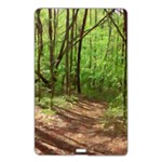 Peaceful Green Forest Walk Name Card Style USB Flash Drive Front