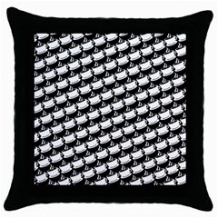 Stylish Coffee Cup Pattern Throw Pillow Case (black) by ExtraAwesomeSauce