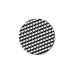 Stylish Coffee Cup Pattern Golf Ball Marker by ExtraAwesomeSauce