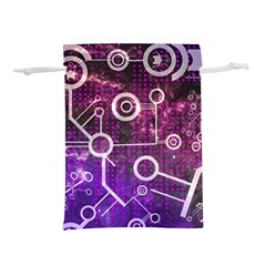 Cosmic Network Geometric Art Lightweight Drawstring Pouch (s) by ExtraAwesomeSauce