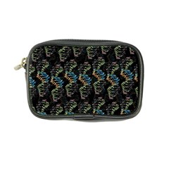 Multicolored Dna Strand Art Coin Purse by ExtraAwesomeSauce