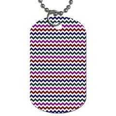 Chevron Pattern Dog Tag (two Sides) by ytdream