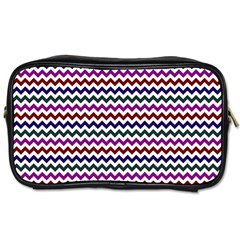 Chevron Pattern Toiletries Bag (one Side) by ytdream