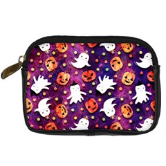 Fun Halloween Ghosts, Adoxali, Fun, Halloween Digital Camera Leather Case by kyorashop23