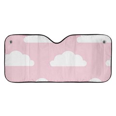 Clouds Pink Pattern Car Windshield by ConteMonfrey