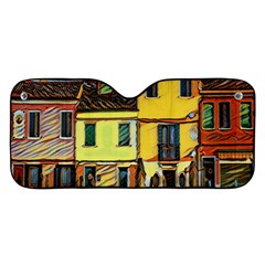 Colorful Venice Homes - Venezia, Italy Car Windshield by ConteMonfrey