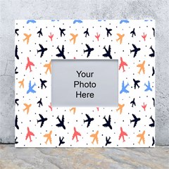 Cute Airplanes Planes White Wall Photo Frame 5  X 7  by ConteMonfrey