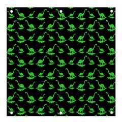 Green Neon Dinos Banner And Sign 4  X 4  by ConteMonfrey