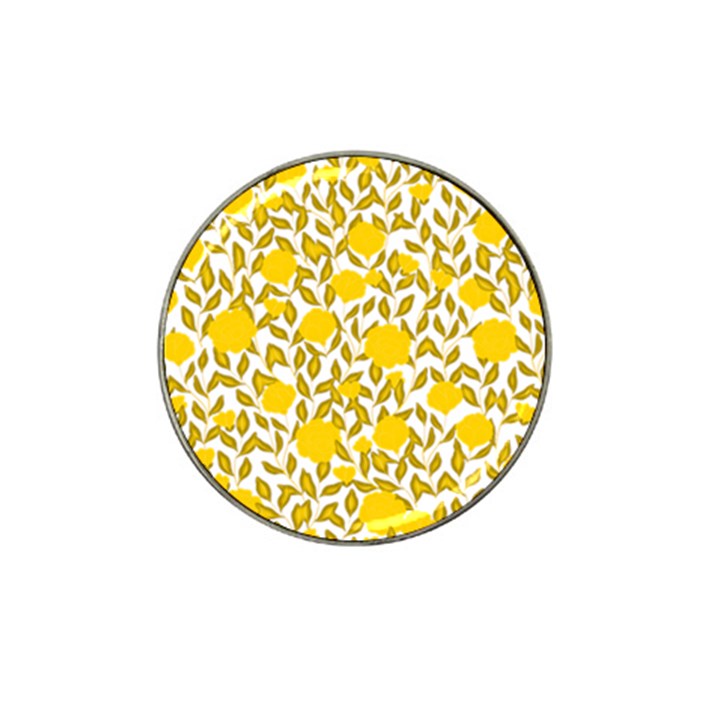 Yellow Flowers Roses On The Wall Lemons Hat Clip Ball Marker (10 pack)