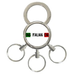 Strong Italian Energy 3-ring Key Chain by ConteMonfrey