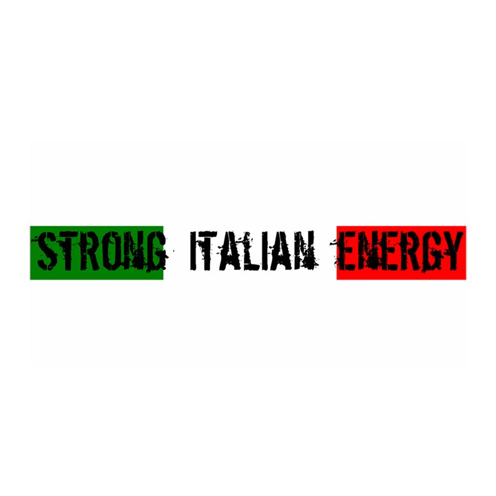 Strong Italian Energy Satin Wrap 35  x 70 