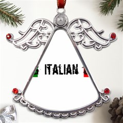 Strong Italian Energy Metal Angel With Crystal Ornament by ConteMonfrey