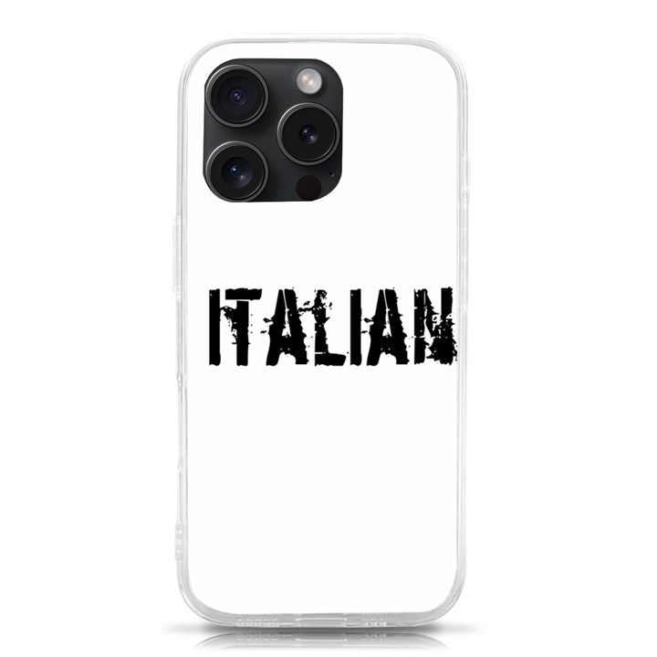 Strong Italian Energy iPhone 15 Pro TPU UV Print Case