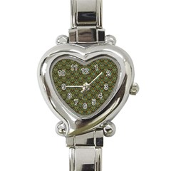 Day Of The Death Moth Scaled Heart Italian Charm Watch by GeekLover