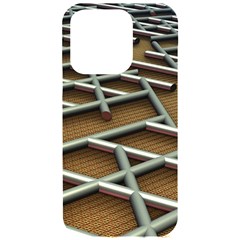 Expression Of Structure Iphone 15 Pro Black Uv Print Pc Hardshell Case by geonetique