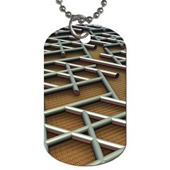 0118 F Expression Of Structure Large Dog Tag (two Sides) by geonetique