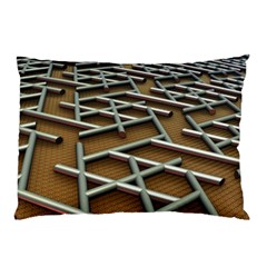 0118 F Expression Of Structure Large Pillow Case (two Sides) by geonetique