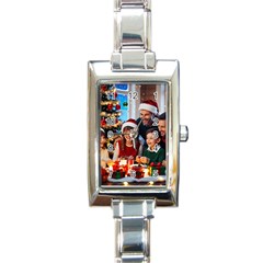 The Christmas Collection Rectangle Italian Charm Watch by favoritechios