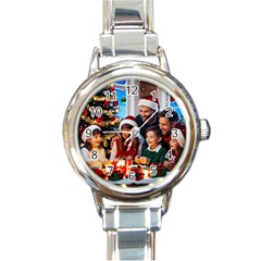 The Christmas Collection Round Italian Charm Watch by favoritechios