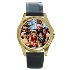 The Christmas Collection Round Gold Metal Watch by favoritechios