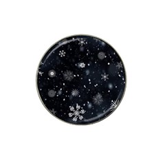 Snowflakes Snow Snowfall Snowing Hat Clip Ball Marker (10 Pack) by Apenda