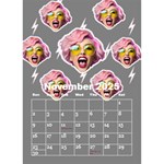 Happy Face Desktop Calendar 6  x 8.5  Nov 2025