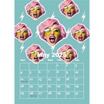 Happy Face Desktop Calendar 6  x 8.5  May 2025