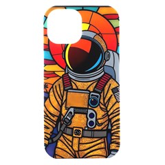 Astronaut Iphone 15 Black Uv Print Pc Hardshell Case by AIDreaming