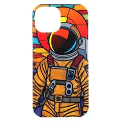 Astronaut Iphone 15 Plus Black Uv Print Pc Hardshell Case by AIDreaming