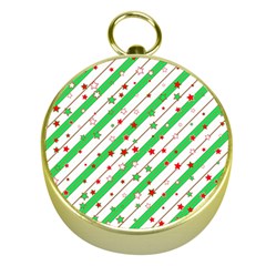 Christmas Paper Stars Pattern Texture Background Colorful Colors Seamless Gold Compasses by Ket1n9