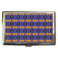 Bitcoin Logo Pattern Cigarette Money Case by ExtraAwesomeSauce