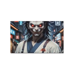 Demon Samurai Sticker (rectangular) by AwesomeSauce