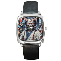 Demon Samurai Square Metal Watch by AwesomeSauce