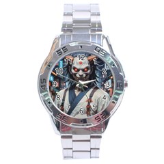 Demon Samurai Stainless Steel Analogue Watch by AwesomeSauce