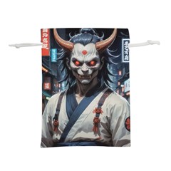 Demon Samurai Lightweight Drawstring Pouch (l) by AwesomeSauce