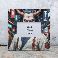 Demon Samurai White Box Photo Frame 4  X 6  by AwesomeSauce